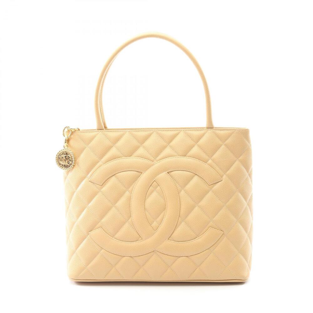 Chanel Reissue Tote Bag Leather Grained Calfskin Beige